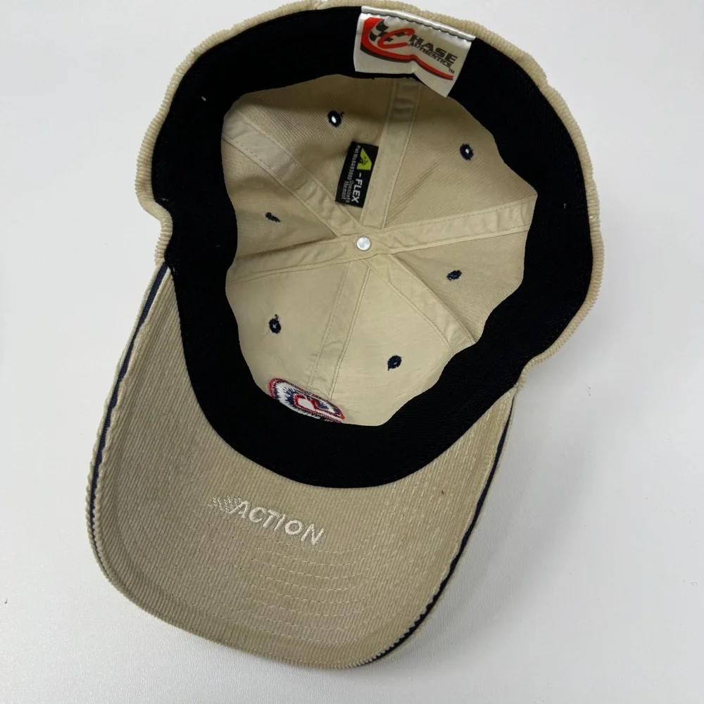 Chase Authentics Rusty Wallace Miller Lite Racing Corduroy Hat Mens A-Flex Tan 2